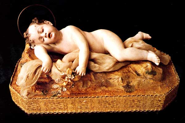 Museo Il Divino Infante - Gesù Bambino coricato e dormiente