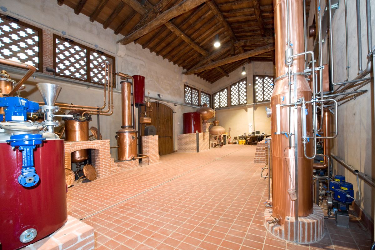 vista Interno distilleria franciacorta