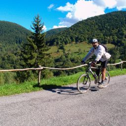 In bici sul Colle San Zeno